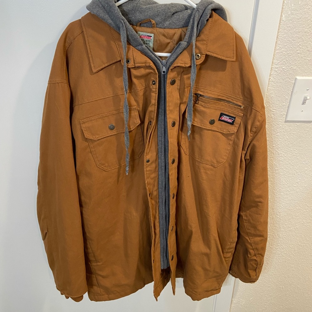 Men’s Brown and Gray Dickies Jacket